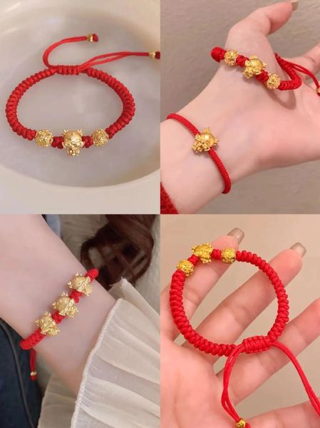 金店生肖属相黄金手链编织（生肖黄金手链编织教程🐉）