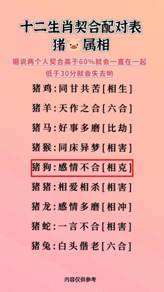 生肖猪跟哪个属相合（生肖猪与什么属相最合）