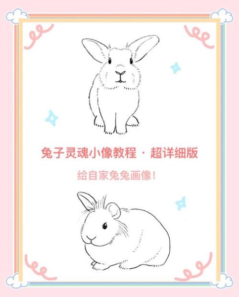 画生肖公主属相兔（Q版生肖公主兔画法教程）