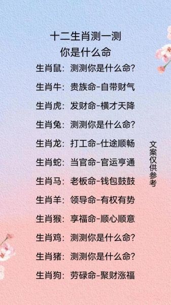 十二生肖属相命运解释（十二生肖命运分析准不准）
