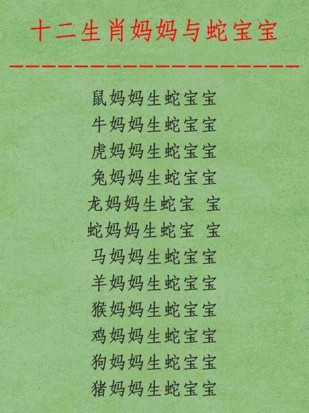 生肖蛇宝宝属相女（生肖蛇女宝宝性格特点最全解读）
