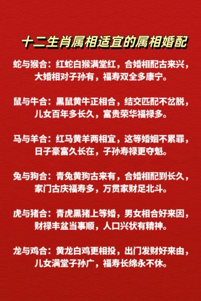 适合结婚的生肖属相（最适合结婚的生肖配对一览）