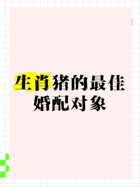 猪生肖配偶属相（猪婚配什么生肖最好）