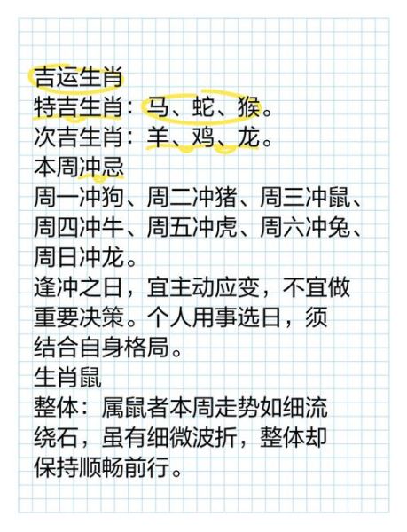 明日吉凶生肖属相查询（明日生肖运势吉肖查询方法）