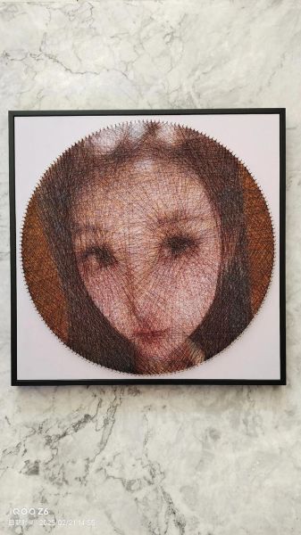 钉子绕线生肖属相画（钉子绕线生肖画DIY教程新手也能学会）