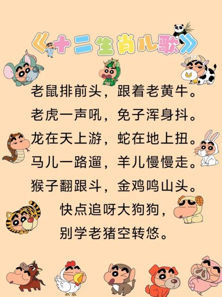 表演十二生肖属相歌（表演十二生肖属相歌怎么唱更好玩）