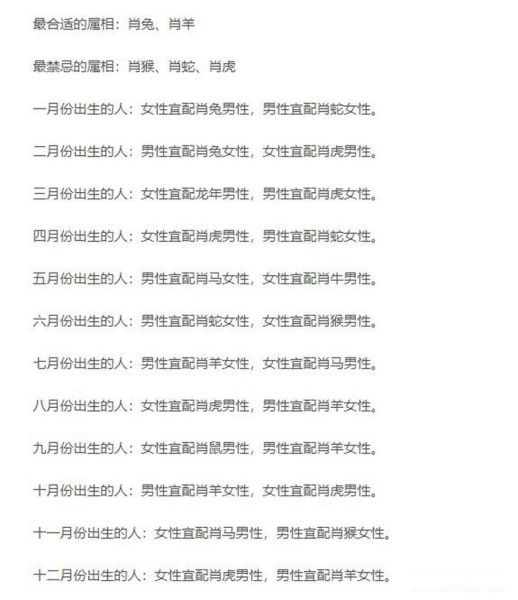 猪生肖的最佳配偶属相