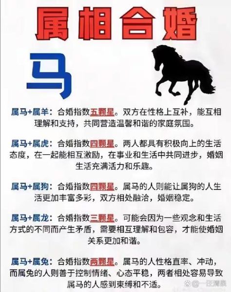 生肖马与什么属相合（生肖马与哪个属相合婚最好？速查指南）