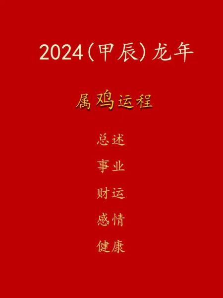 属鸡生肖属相（属鸡生肖运势2024全年指南）