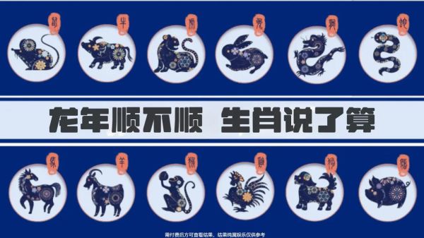 2024年的生肖属相（2024年属什么生肖最准确查询）