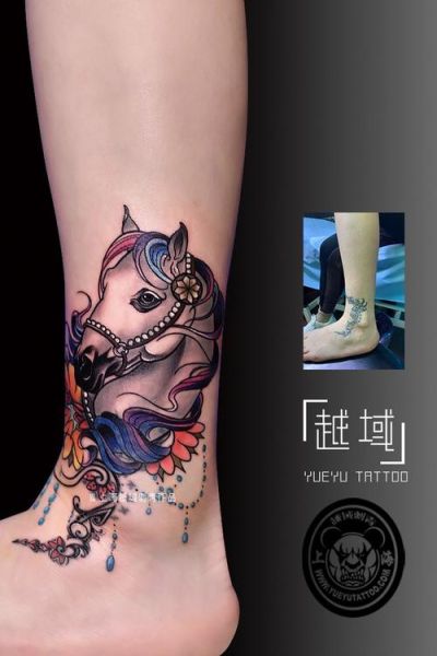 生肖属相纹身脚踝(脚踝生肖纹身图案大全男女通用)