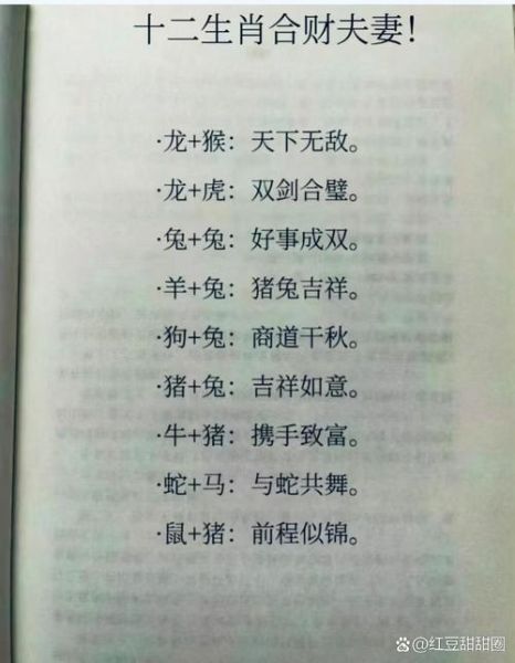 合财生肖属相是什么