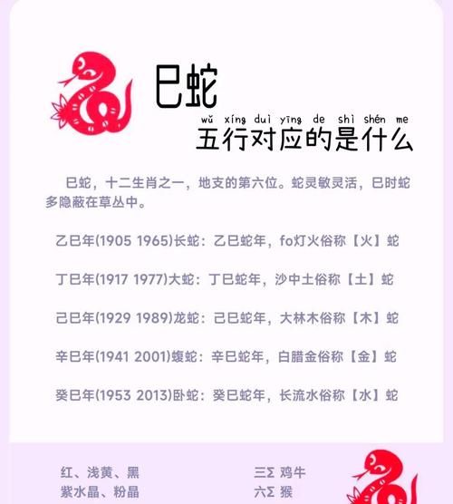 己巳月属什么生肖属相（己巳月属什么生肖属蛇🔥）