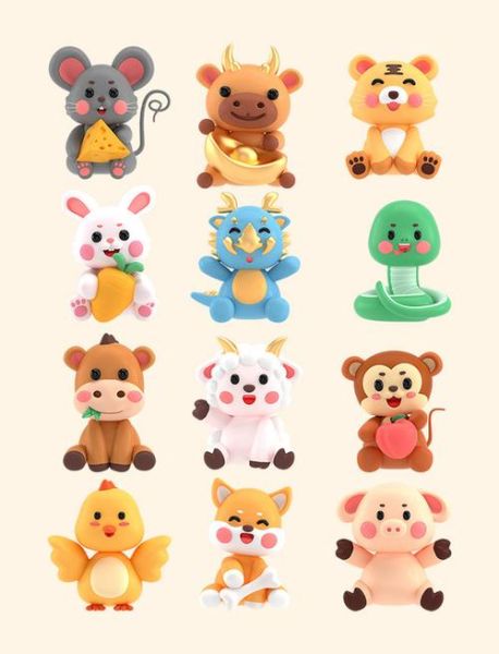 生肖属相模型图片（生肖属相3D模型高清图新手免费下载）