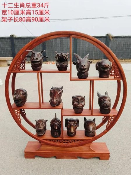 十二生肖属相铜器摆件
