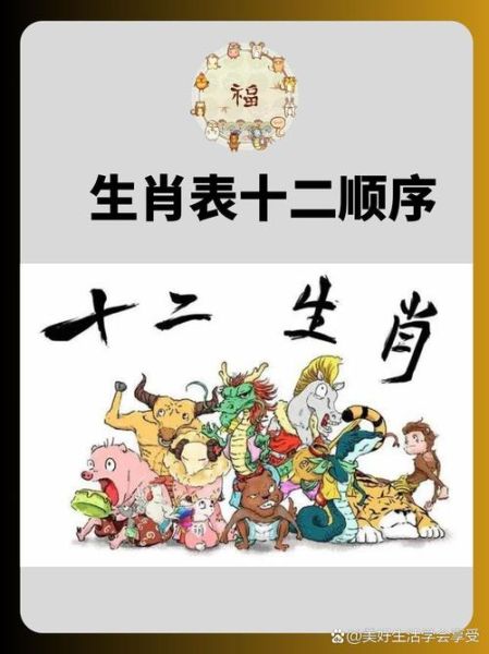 生肖属相的顺序（十二生肖的顺序表及年份对照）