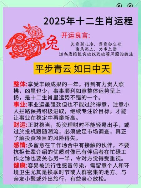生肖感悟属相（2025年属兔运势详解与感悟指南）