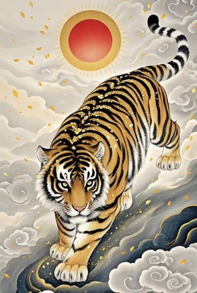 属相虎生肖图（2024属相虎生肖图高清壁纸大全）