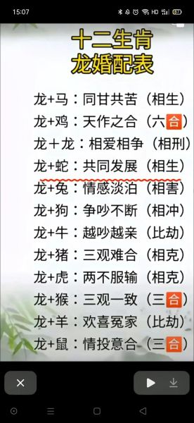 生肖龙的朋友属相（生肖龙的朋友属相有哪些）