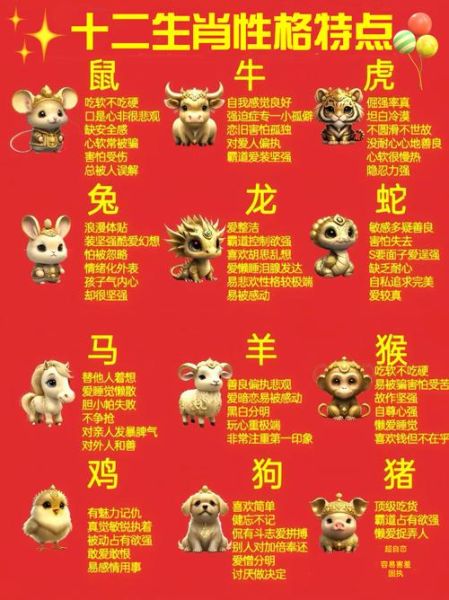 各大生肖属相特点图片（十二生肖属相特点图片大全）