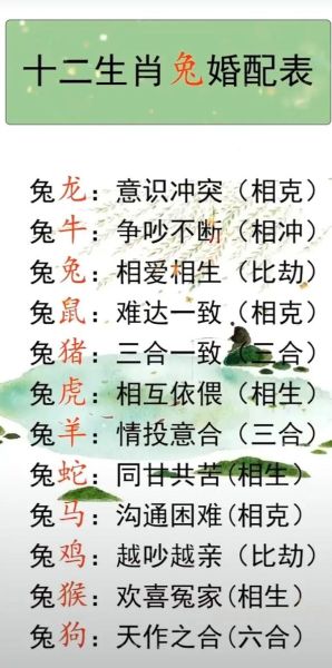 生肖兔不合属相吗（生肖兔不合什么属相？新手避坑指南！）