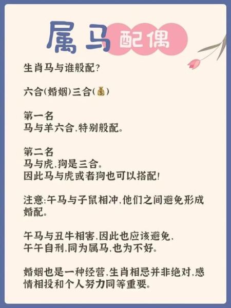生肖马什么属相配（生肖马到底跟什么属相最配？）