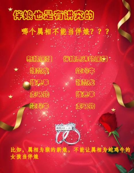 伴娘生肖属相是什么（结婚时伴娘属相有什么讲究）