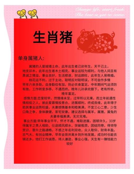 属相猪生肖运势和财运（属猪2025年运势和财运详解）