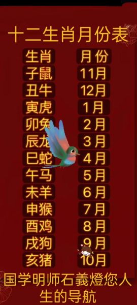生肖属相与月份（生肖属相是按农历月份算吗）