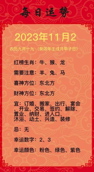 今日生肖属相运势查询（今日生肖运势查询_今日属相运势解析）