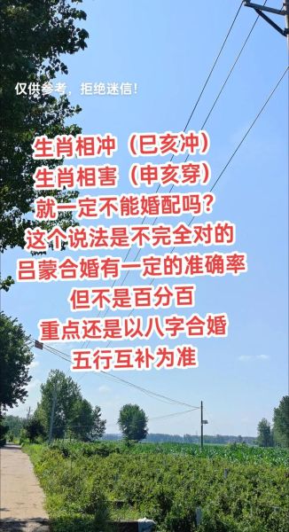 生肖相冲属相婚配（生肖相冲真的不能结婚吗）