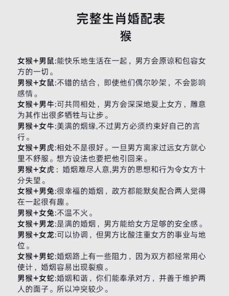 生肖猴配哪些属相最好（生肖猴最佳婚配属相是哪些？）