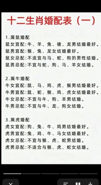 生肖最相配属相