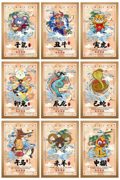 生肖属相海报图（生肖属相高清海报免费下载合集）