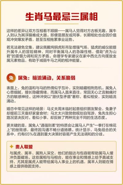 生肖马最忌的属相（生肖马最忌什么属相配对）