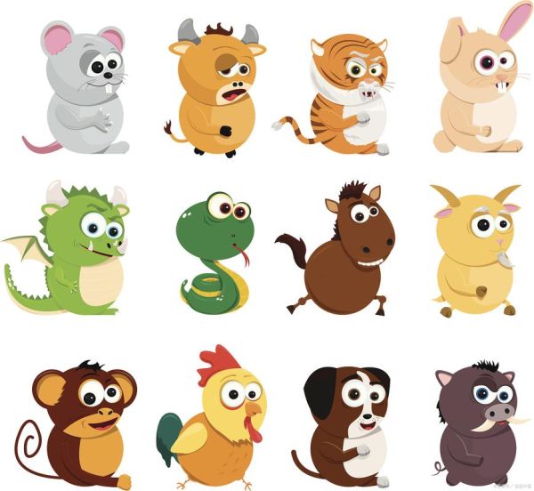 所有的生肖和属相（十二生肖顺序与对照表大全🐭🐮🐯）