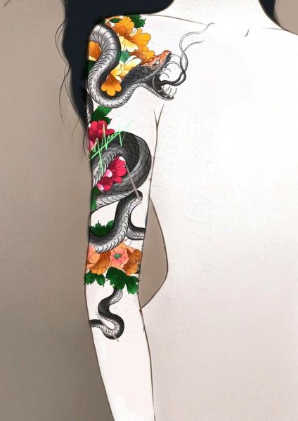 蛇的属相刻的生肖(蛇属相纹身图案怎么选?手把手教你挑)