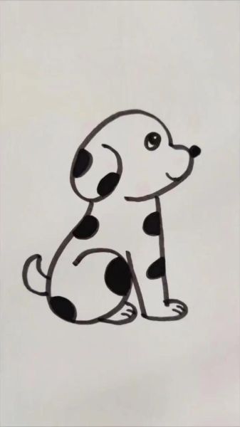 生肖属相画画狗（生肖狗简笔画教程）