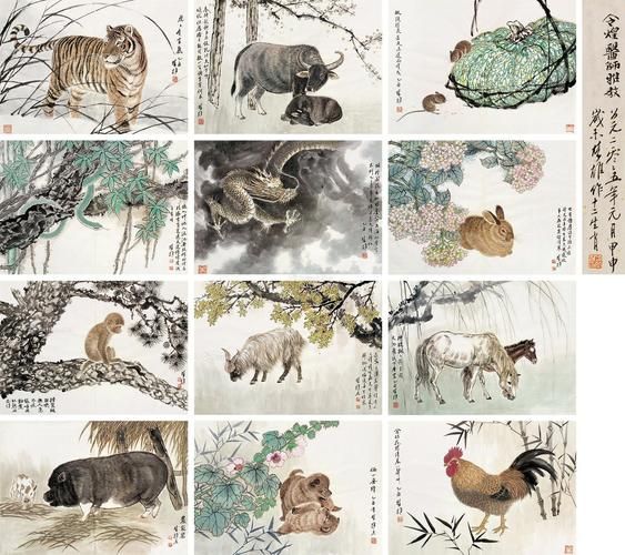 日本十二生肖属相图(日本十二生肖图哪里看得最清晰?)