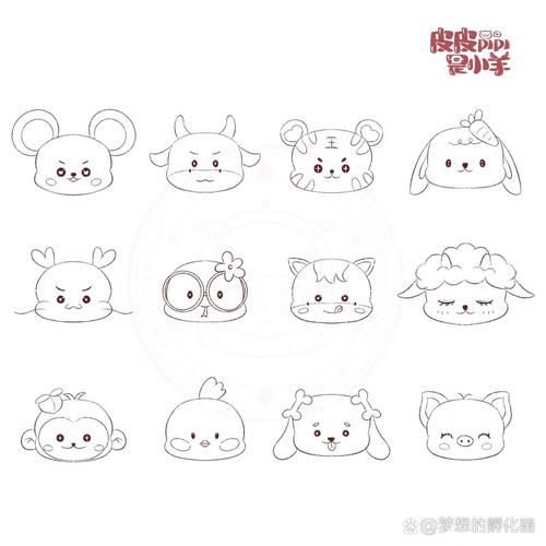 生肖属相手绘素材高清版（生肖手绘无版权图新手去哪找？）