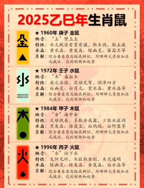 生肖属相指南（2025年属鼠运势详解：财运爱情全透视✨）