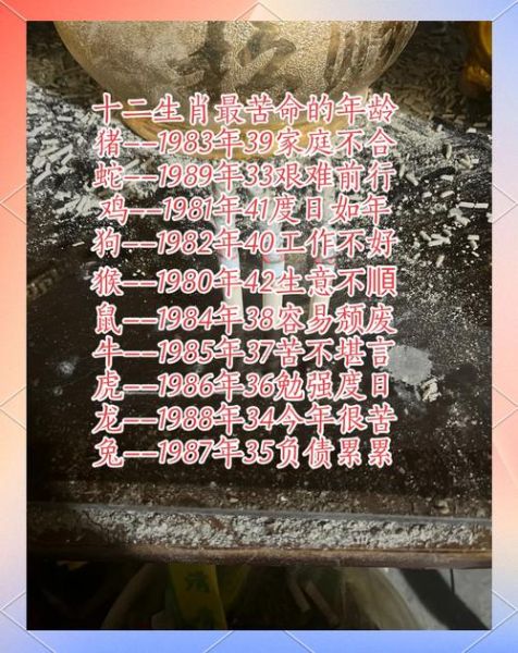 最难熬的生肖属相(最难熬生肖是哪个属相)