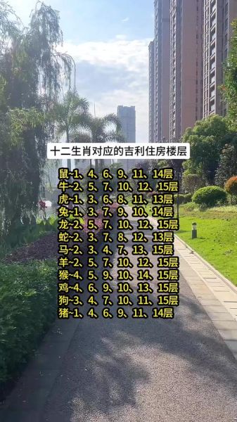根据生肖属相选楼层（属羊住几楼最好吉利）