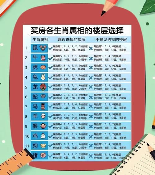 属相和生肖选楼层(属相选楼层最吉利的科学方法)