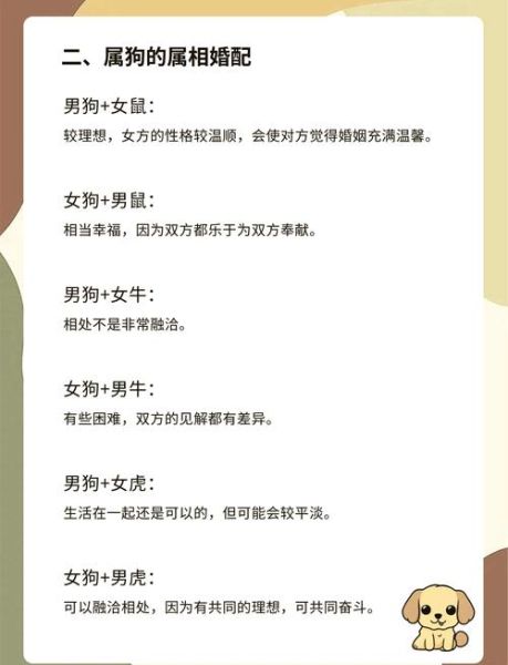属相婚配表 生肖婚配（属狗的和什么属相最配？）