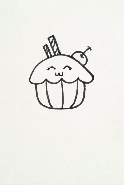 生肖属相蛋糕简笔画(可爱生肖属相蛋糕简笔画教程)