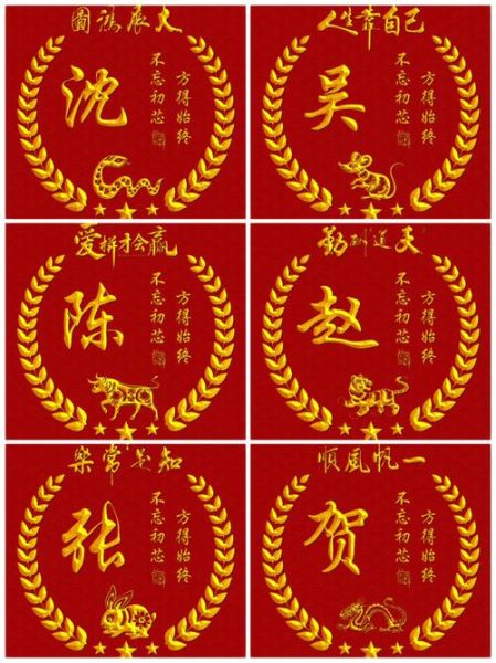 十二生肖属相对应的姓氏（十二生肖属相对应的姓氏有哪些）