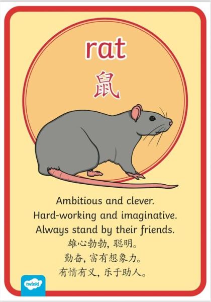 生肖属相英语表达