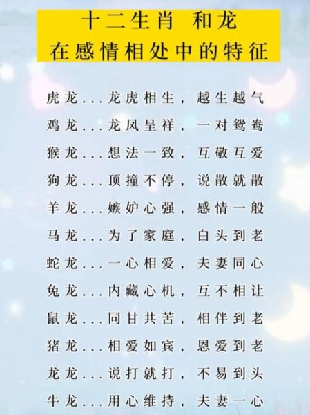 和龙生肖相合的属相（和龙最合的属相是谁）