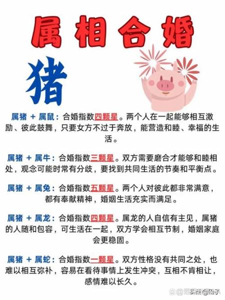 生肖猪属相搭配（生肖猪最佳婚配属相是谁）